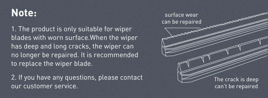 Baseus Car Wiper Blade, Universal Repair, Cleaned