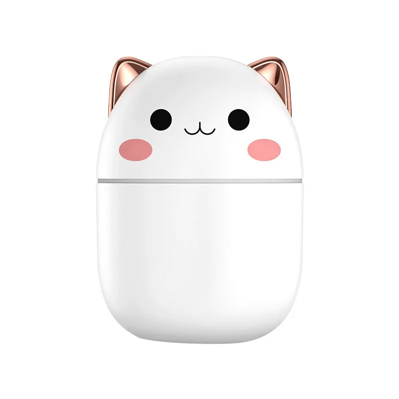 Portable Air Humidifier Kawaii Aroma Diffuser with Night Light Mist 