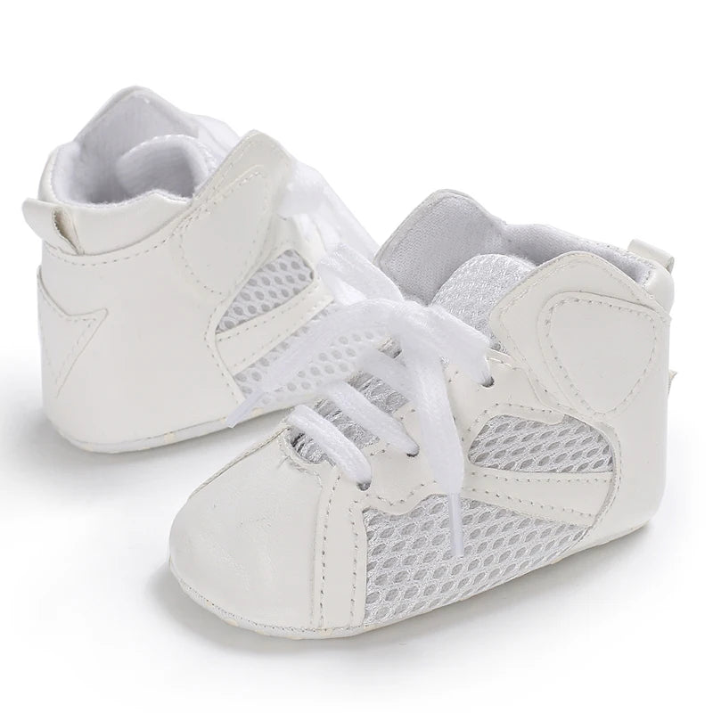 Baby High Top Basketball Sneakers Anti-Slip Casual Sports Shoes 