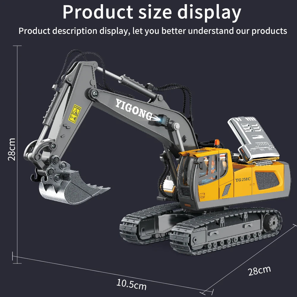 2.4G Remote Control Excavator Engineering Vehicle Truck Truck 