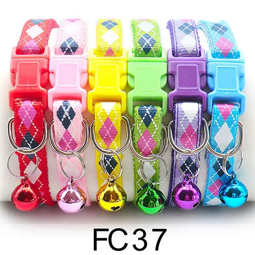 Adjustable Cat Collar with Bell Puppy Kitten Collar Wholesale 