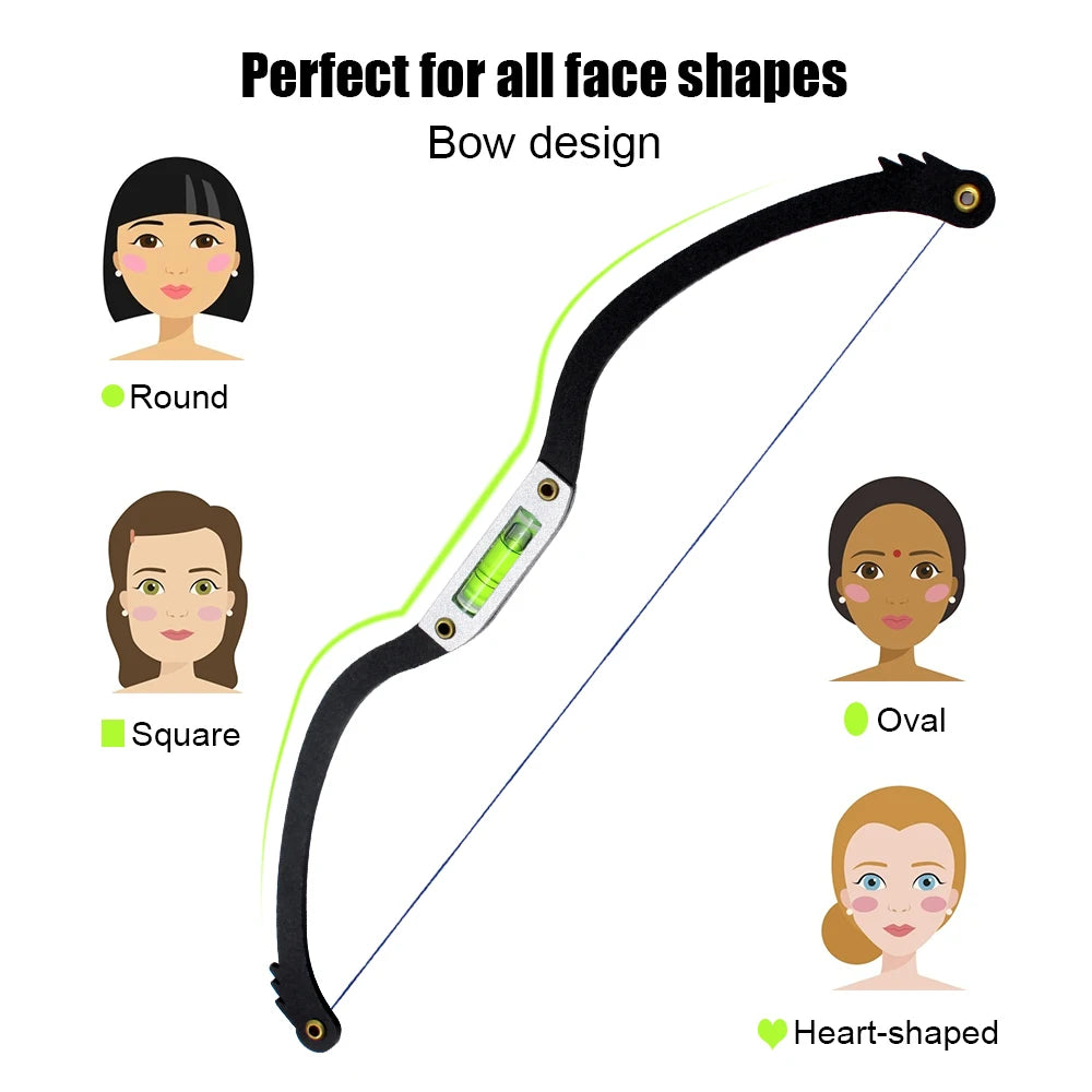 Metal Rope Mark Ruler for Semi-permanent Eyebrow Positioning,