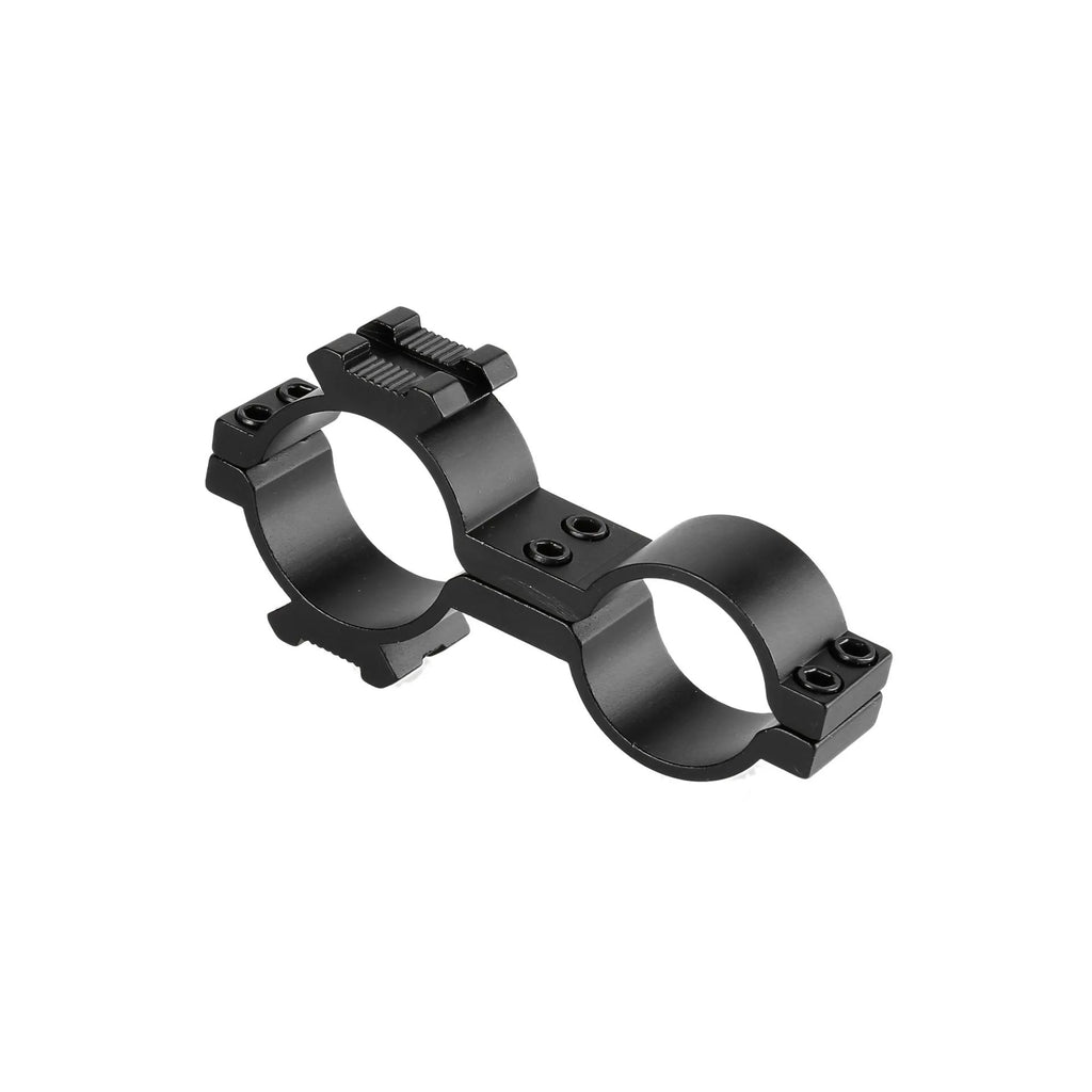 Nuevo tubo de abrazadera para Rifle figura 8 fijación anillos duales montaje con riel Picatinny Glock pistola mira linterna Ar 15 Accesorios