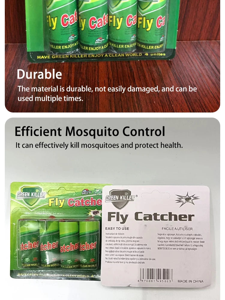 Fly Catcher Adhesive Strip Fly Catcher Tape Easy to Use Fly Catcher for Fly Trap 