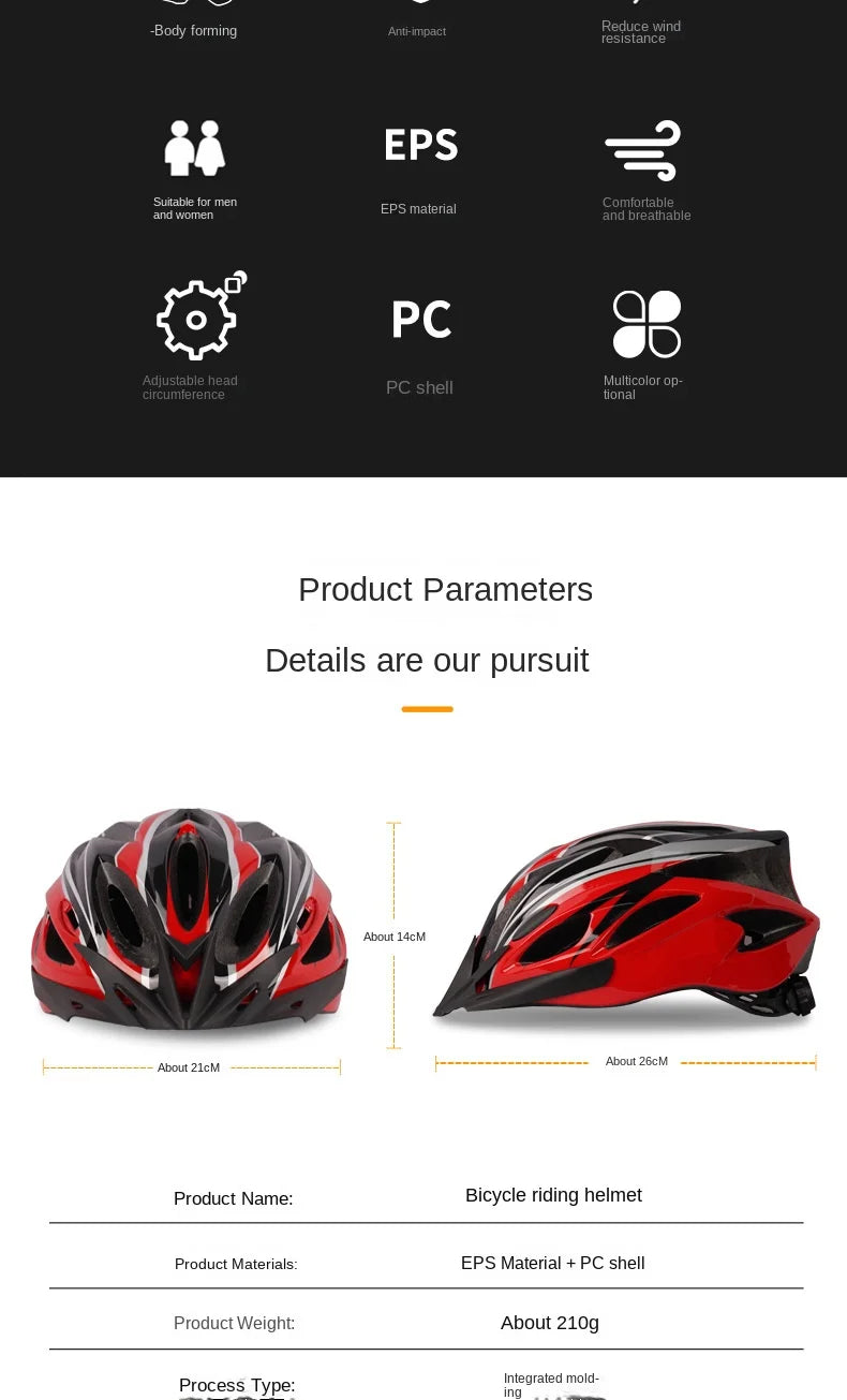 Cycling Helmet with Comfortable Liner for Men and Women 