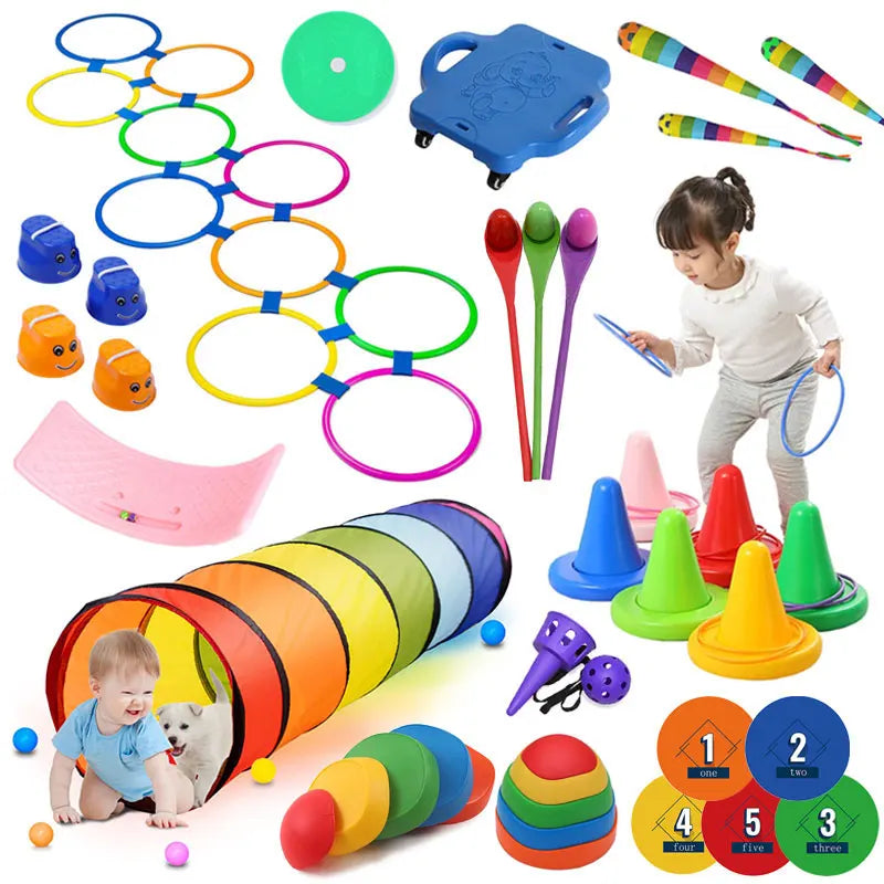 Kids Sensory Stone Balance Toy Training Toys 