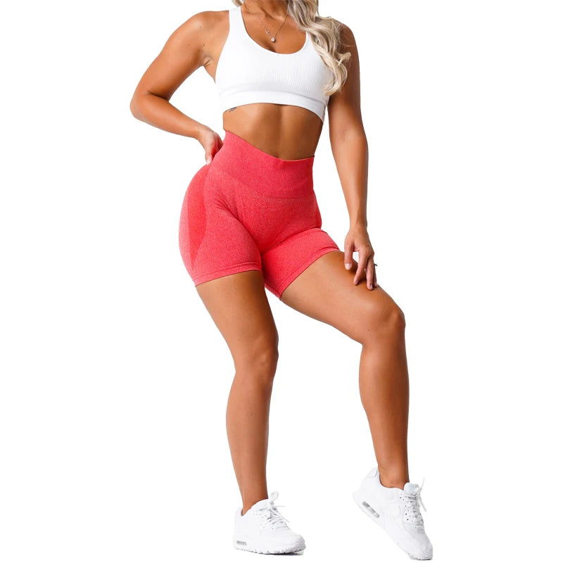 NVGTN-pantalones cortos sin costuras para mujer, Shorts de entrenamiento con realce, ropa deportiva para gimnasio, Yoga