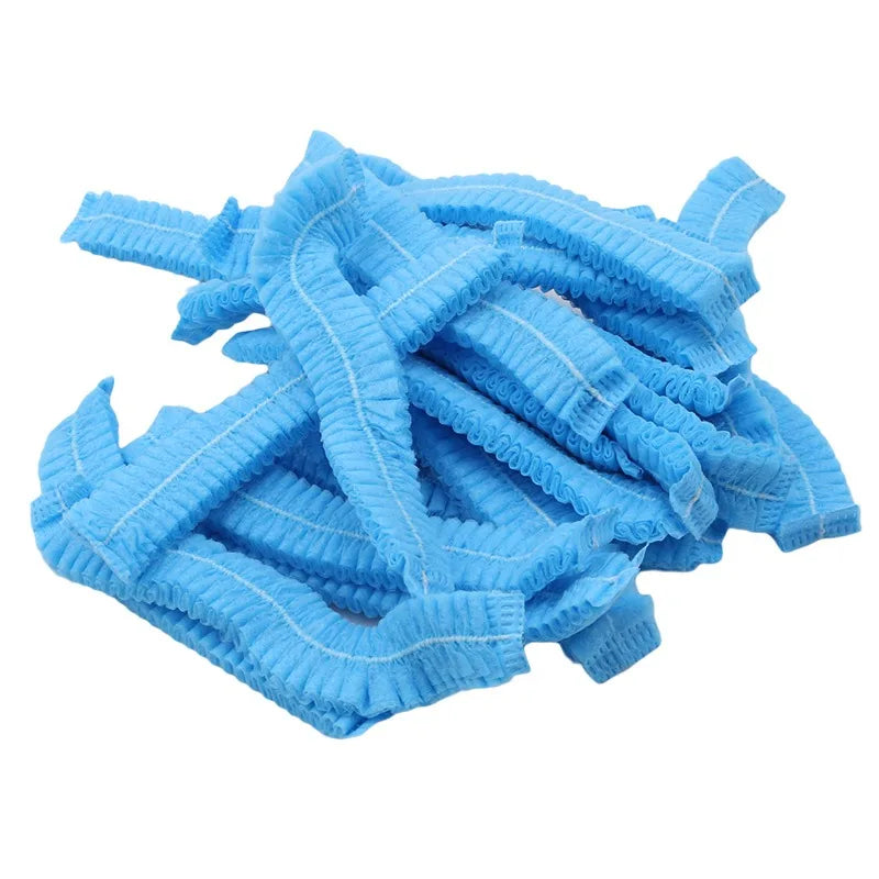 Disposable Head Covers Breathable Dustproof Caps Pa 