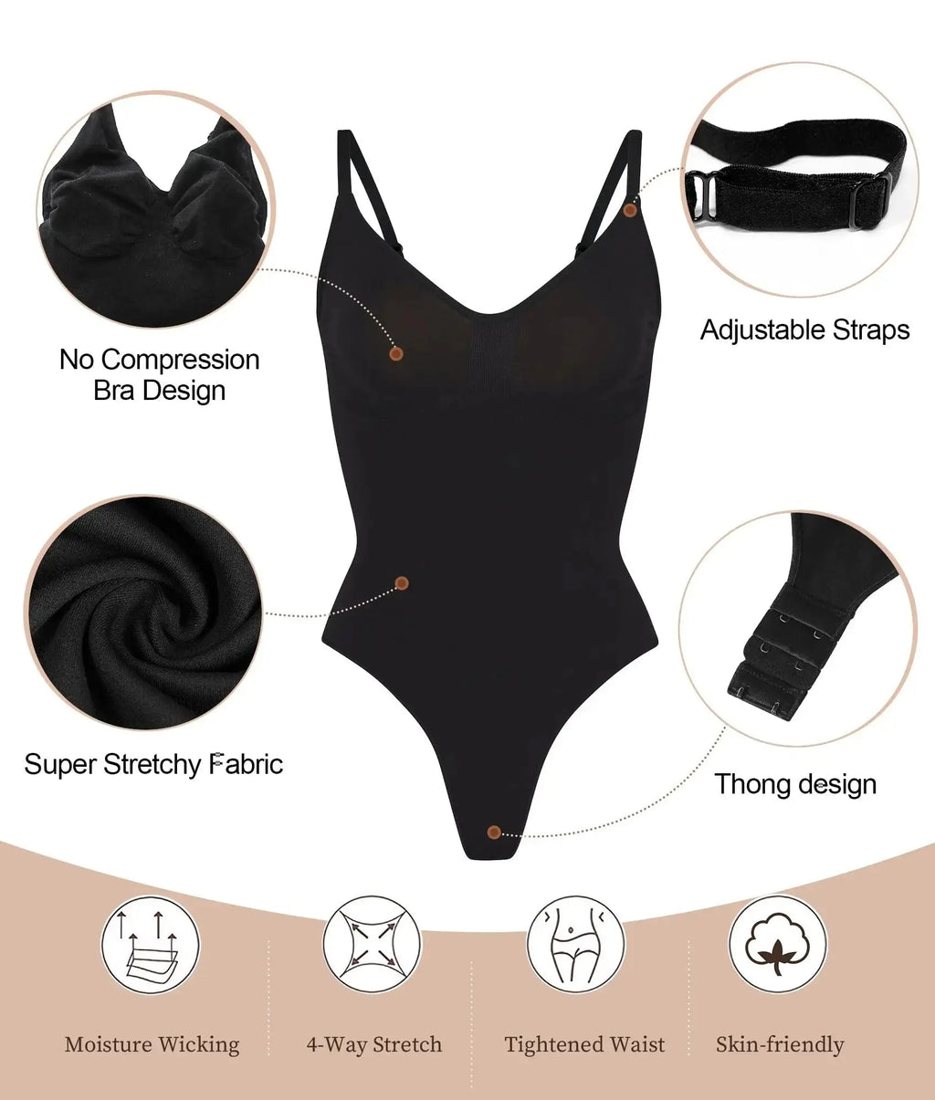 Body Original de alta elasticidad para mujer, ropa moldeadora de barriga, Tanga