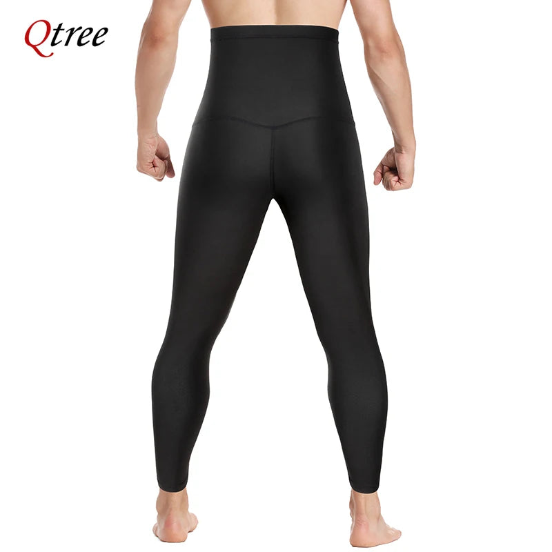 Qtree-moldeador de Cuerpo Adelgazante para hombre, pantalones cortos de Control