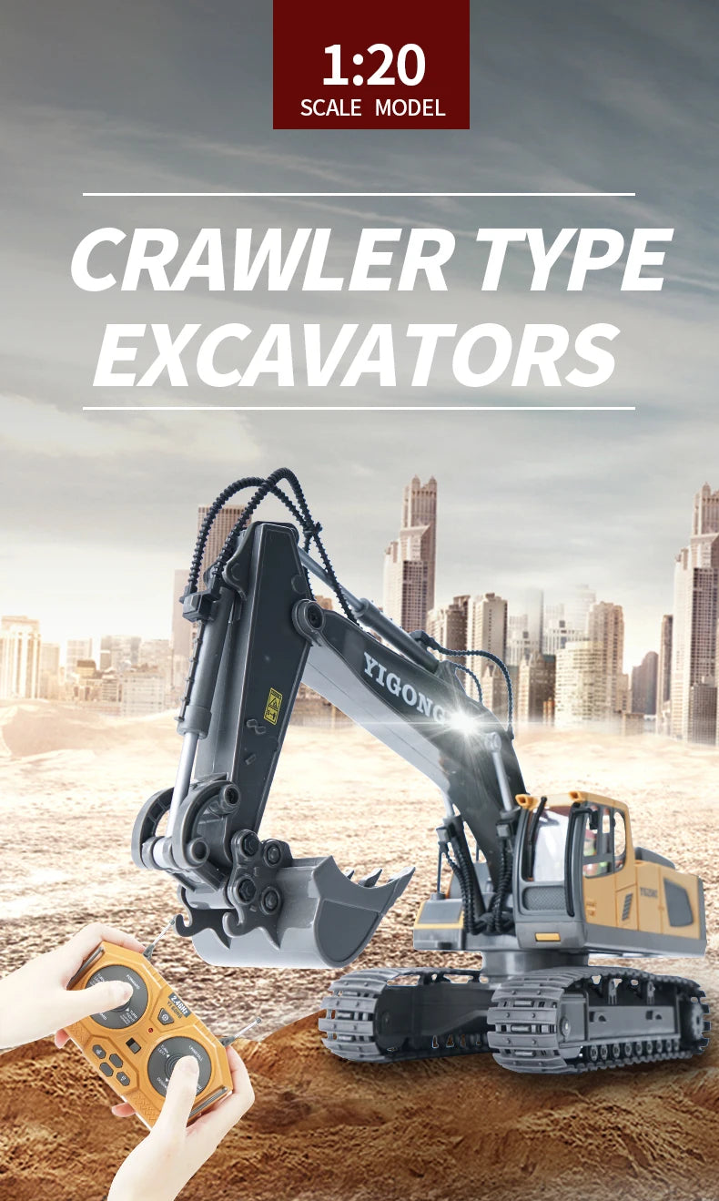 2.4G Remote Control Excavator Engineering Vehicle Truck Truck 