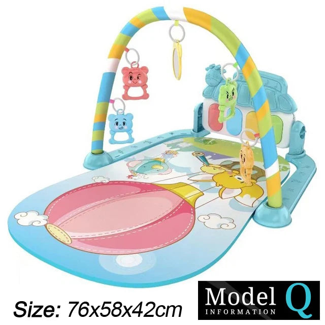 Soporte de Fitness para bebé, juego de música, juguetes de actividades de gimn