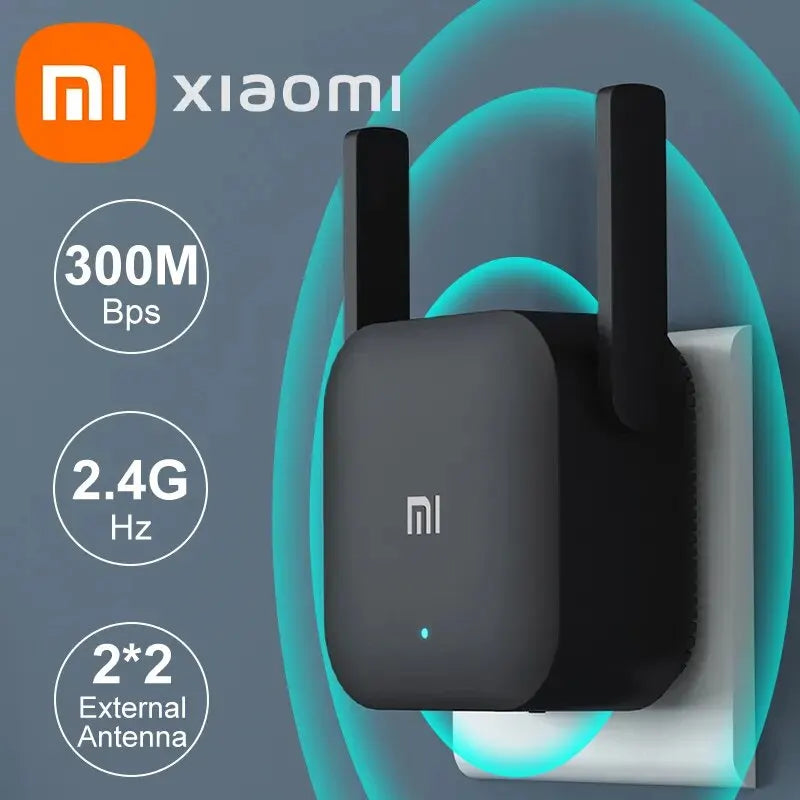 ¡Nuevo! Amplificador Xiaomi Wifi original Pro 300M 2,4G repetidor extensor de rango extensor de red inalámbrico para mi