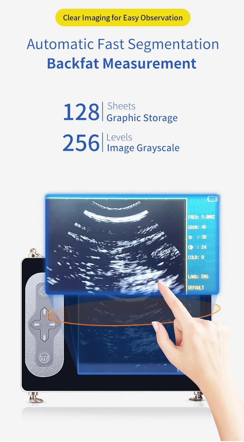 Portable Veterinary Ultrasound Scanner for Dog Cat Livestock Cow ce 