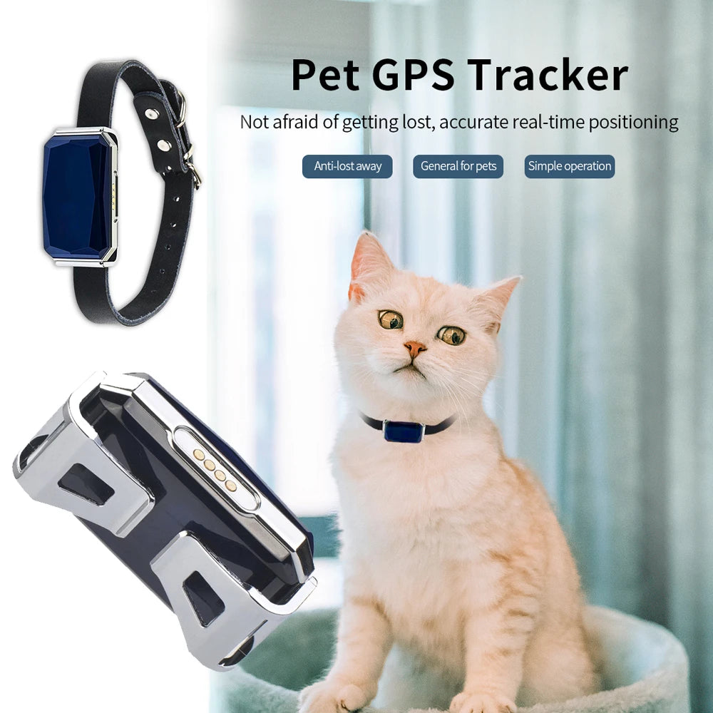 Rastreador GPS inteligente G12 multifuncional para mascotas, Mini Collar anti pérdida, dispositivo localizador impermeable para perros y gatos, accesorios para mascotas