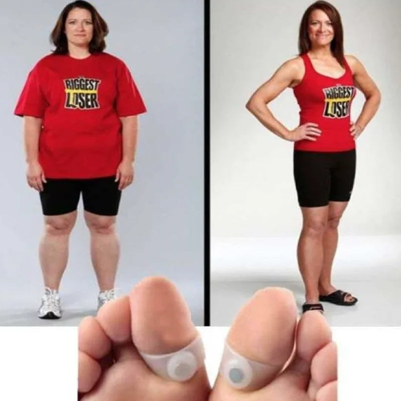 Magnetic Therapy Toe Rings for Slimming, Fast D Loss 