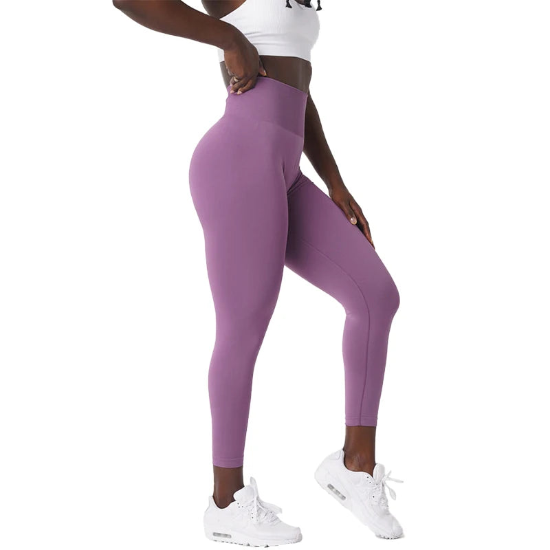 NVGTN-mallas sin costuras para mujer, pantalones de Yoga de cintura alta, ropa de gimnasio, mallas de LICRA suaves para entrenamiento, trajes de Fitness