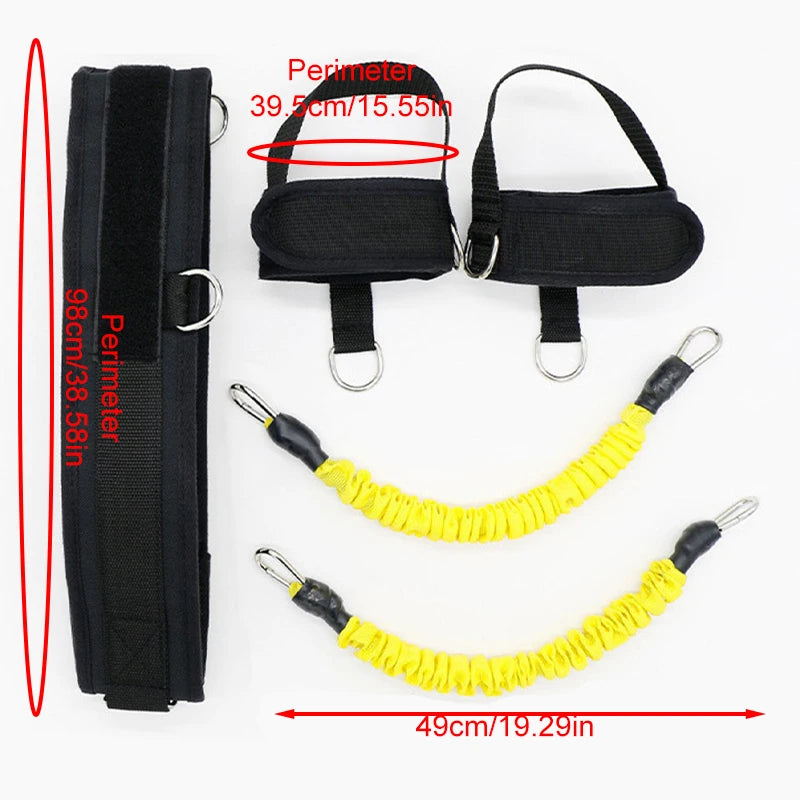 Resistance Band for Leg and Hip Training, Adjustable Strap System 