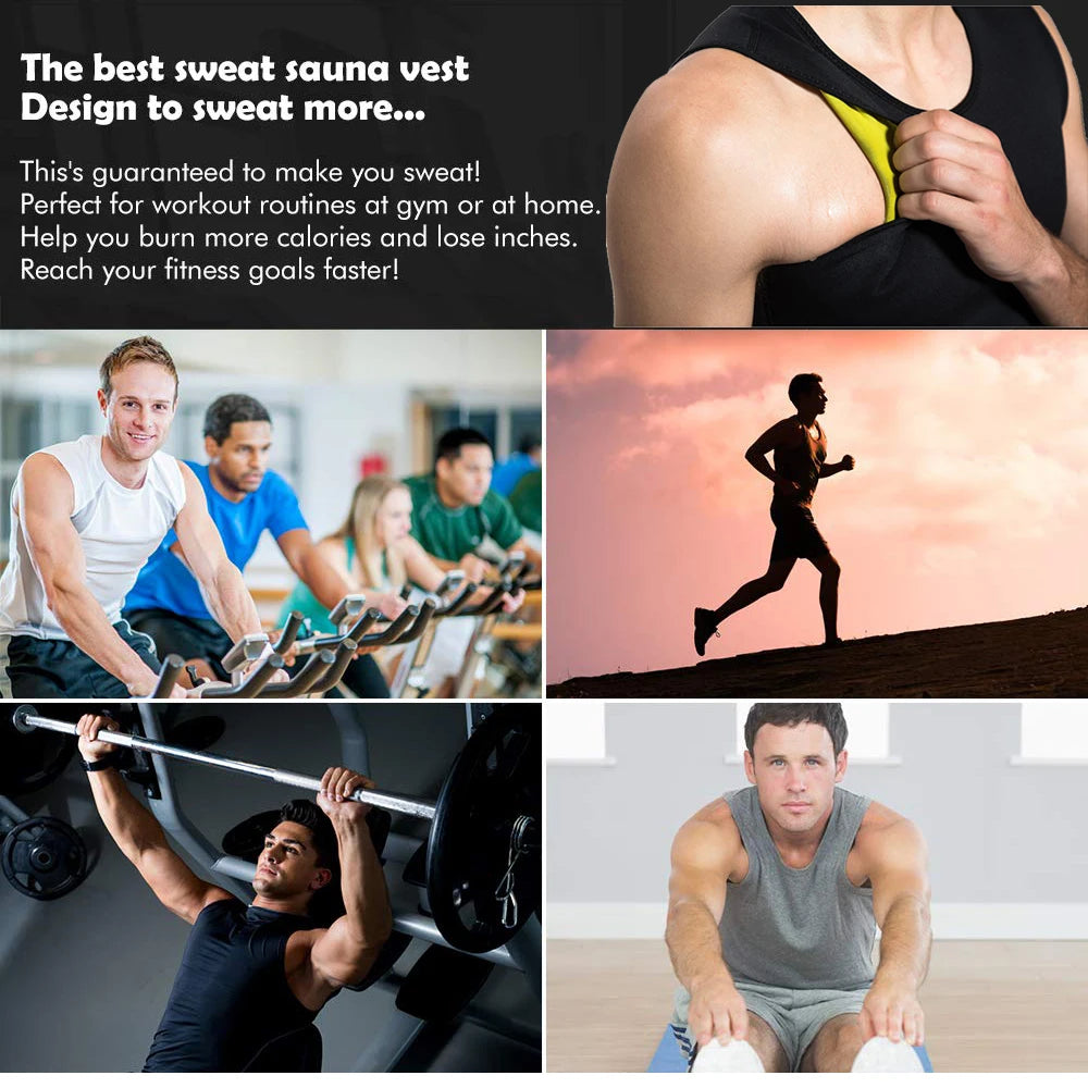 Men's Slimming Body Shaper Vest Waist Reducer Belt 