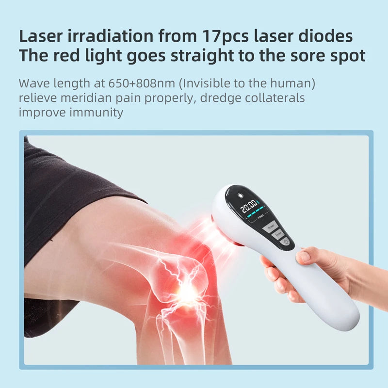 Low level red light therapy device cold laser for arthritis eq 