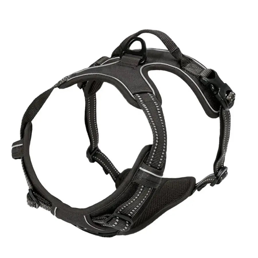 Heavy Duty Reflective Dog Harness No Pull Front Clip for Large Dogs