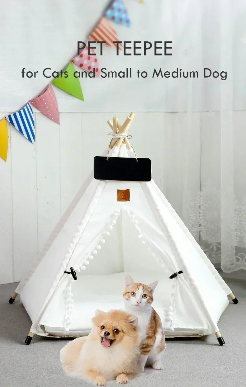 Portable Pet Tent Removable and Washable Dog House 