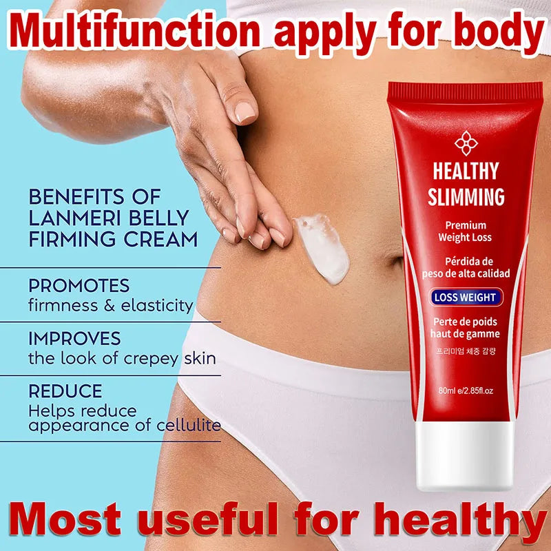 Fast and effective body slimming cream, fat burn, weight loss 