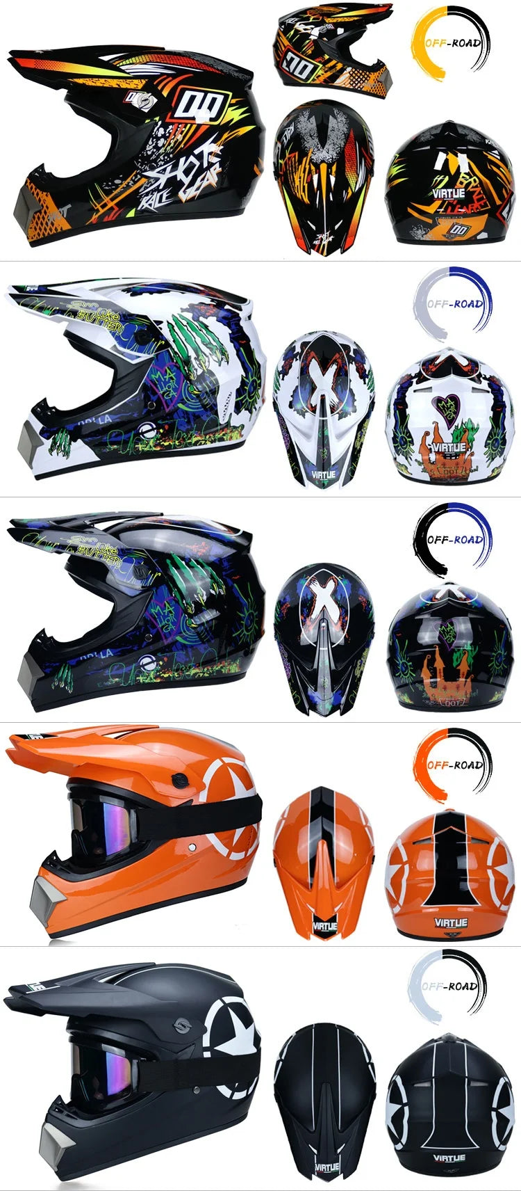 Free shipping 3 pieces of motorcycle helmet gift off-road helmet for boy