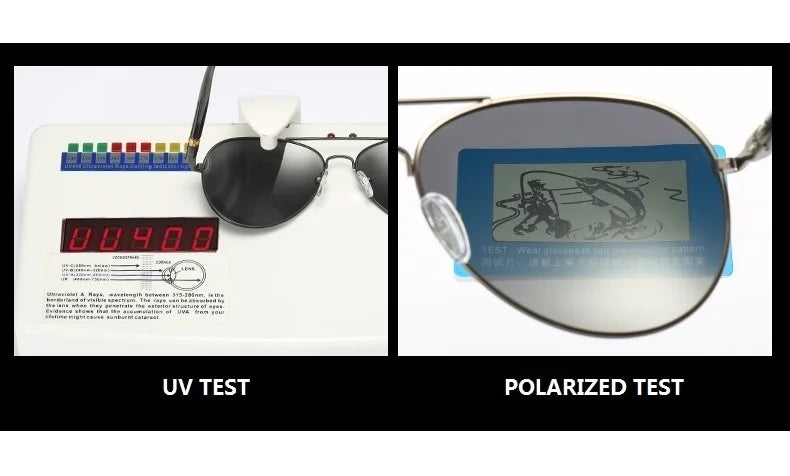 Gafas de sol polarizadas de lujo para hombres y mujeres, gafas de sol de conducción para hombres y mujeres, diseñador de marca, gafas de sol de piloto negras Vintage, UV400