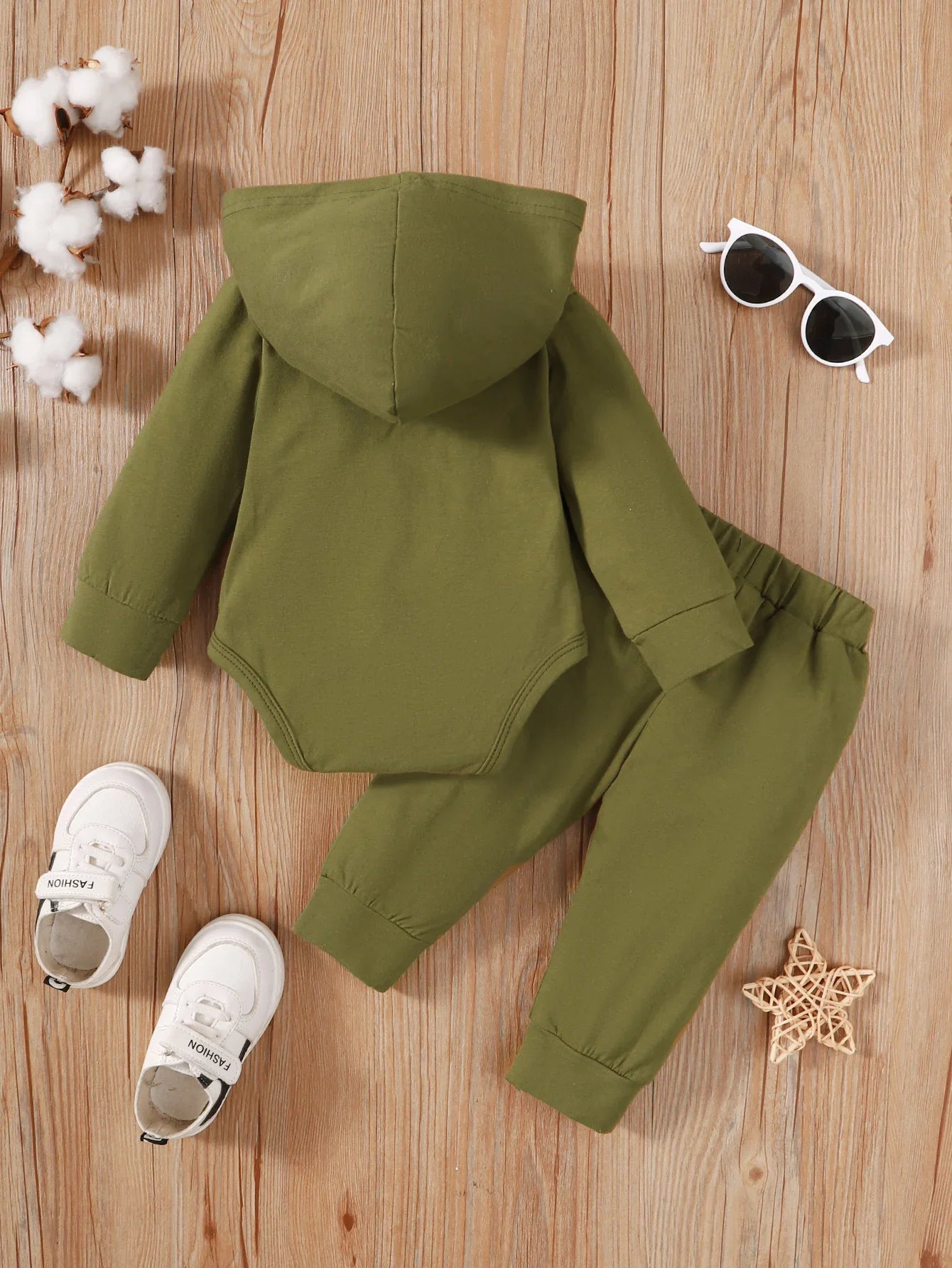 Baby Long Sleeve Cotton Hoodie Sweatshirt Fashion Newborn Clothes 