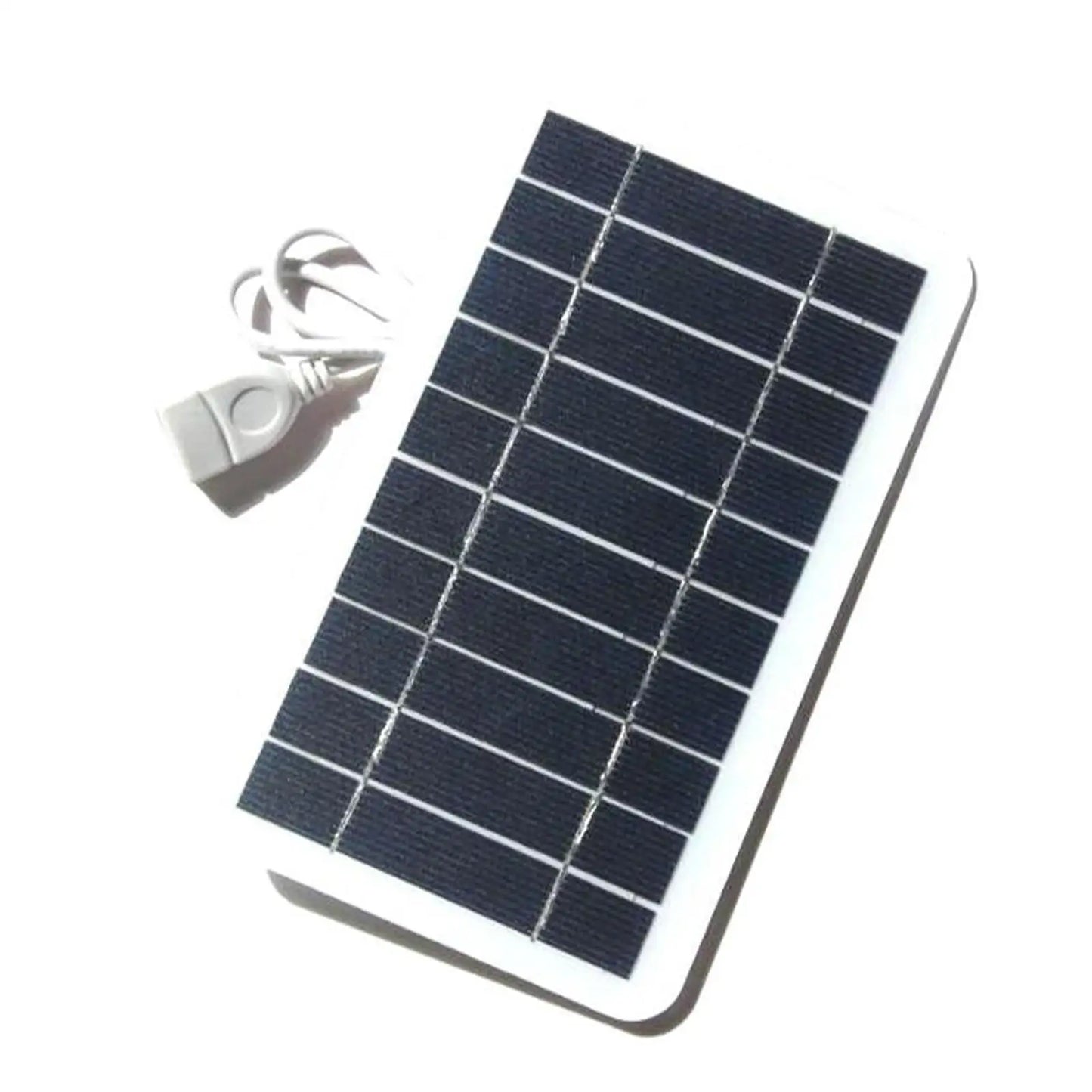 Panel Solar portátil de 5V y 2W, placa Solar con carga segura USB, estabiliza el cargador de batería para teléfono, Banco de energía, Camping al aire libre, hogar