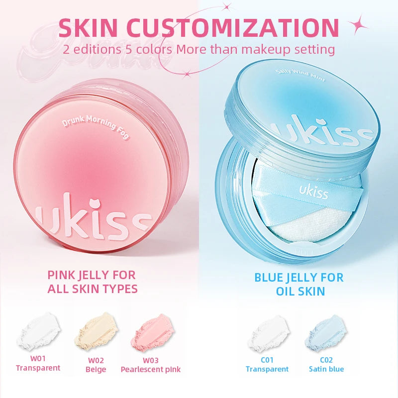 Jelly Loose Powder Oil Control, waterproof makeup, oil control, light