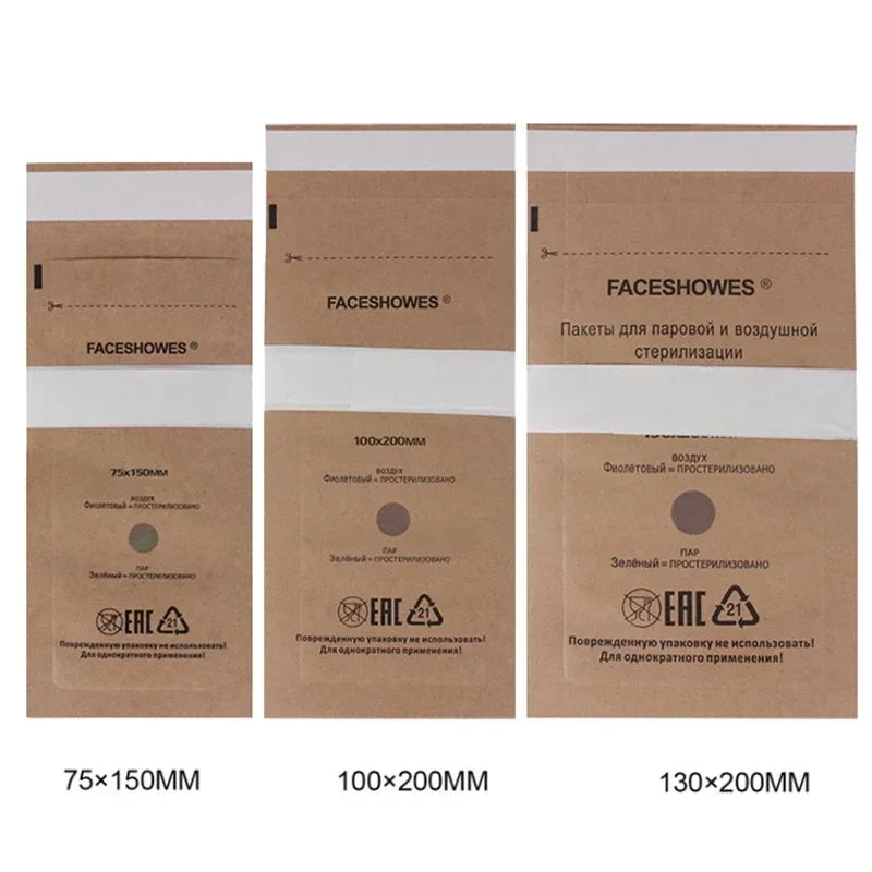 Disposable Disinfection Bag for Nail Tools Kraf Sterilizer