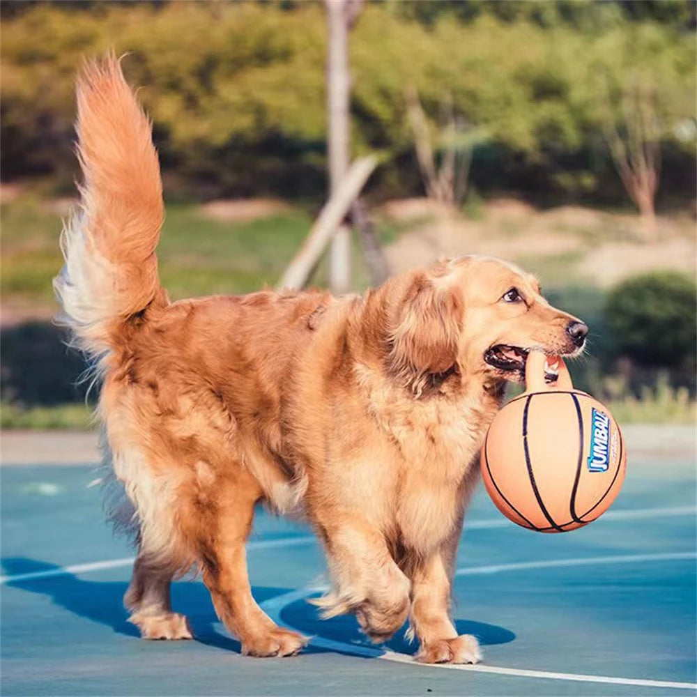 Dog Toy Ball Bite Resistant Basketball 