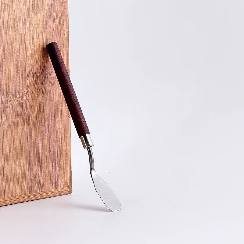 Stainless steel fondant cake spatula, cream mixing scraper, 