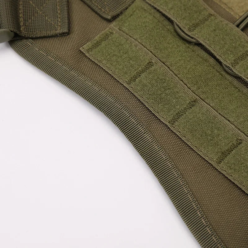 Arnés táctico ajustable para perros grandes, chaleco reflectante de entrenamiento para mascotas, de fácil Control, servicio militar