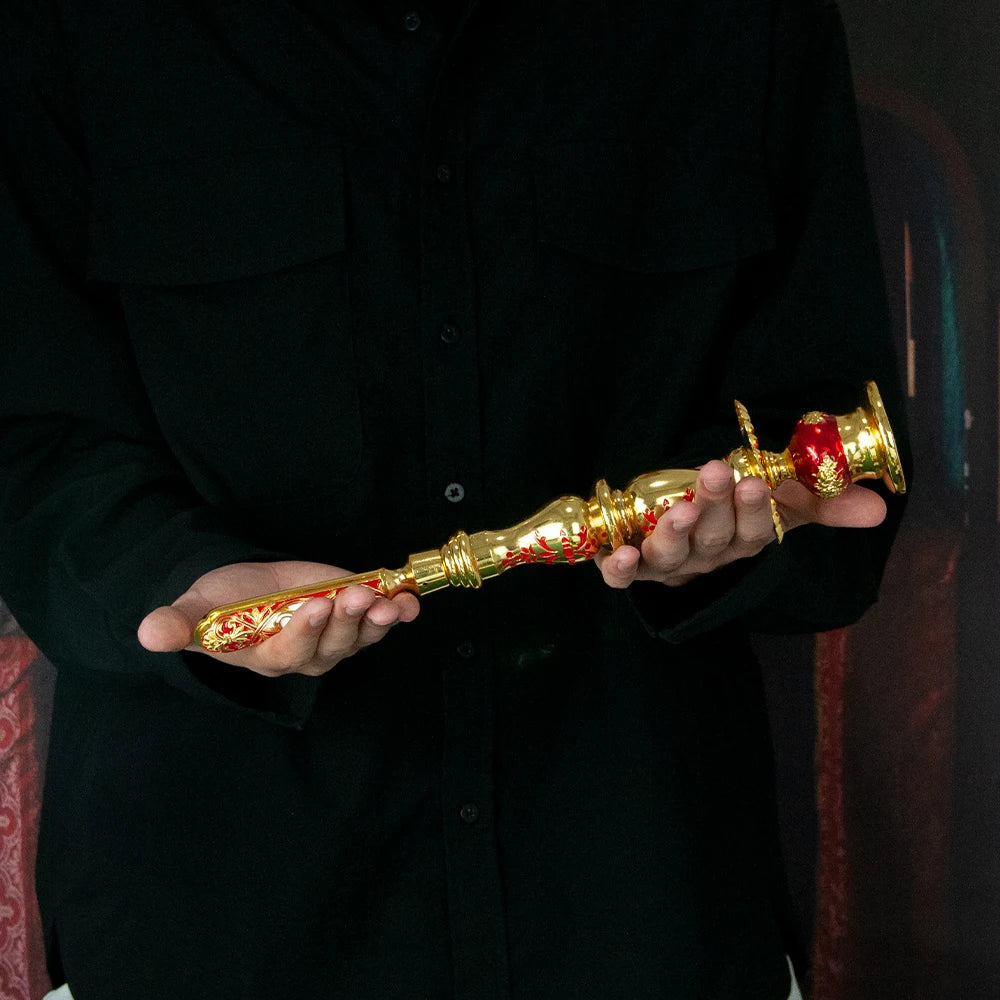 HT Religious Hand Candlestick Church Decoration Ig Supplies 