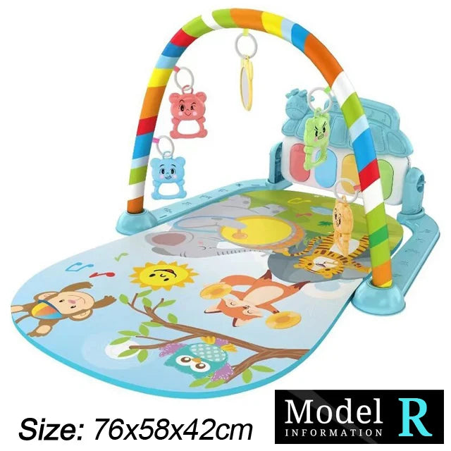 Soporte de Fitness para bebé, juego de música, juguetes de actividades de gimn