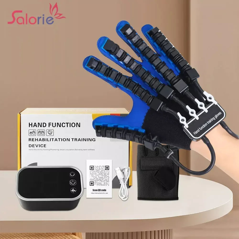 Left and Right Hand Finger Rehabilitation Exerciser Gloves 