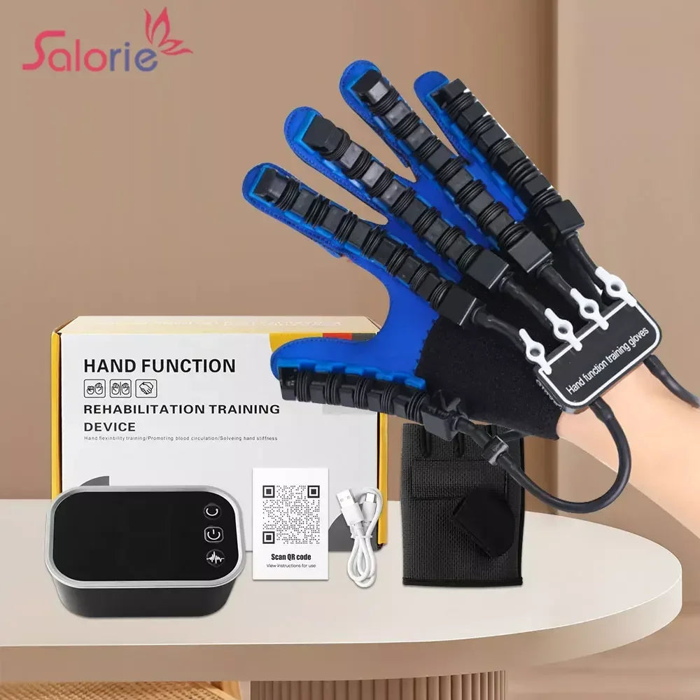 Left and Right Hand Finger Rehabilitation Exerciser Gloves 