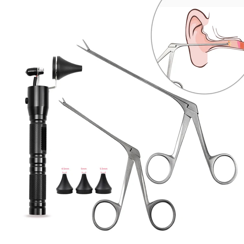 Ear Nose Cleaner Pliers Endoscope Ear Wax Remover 