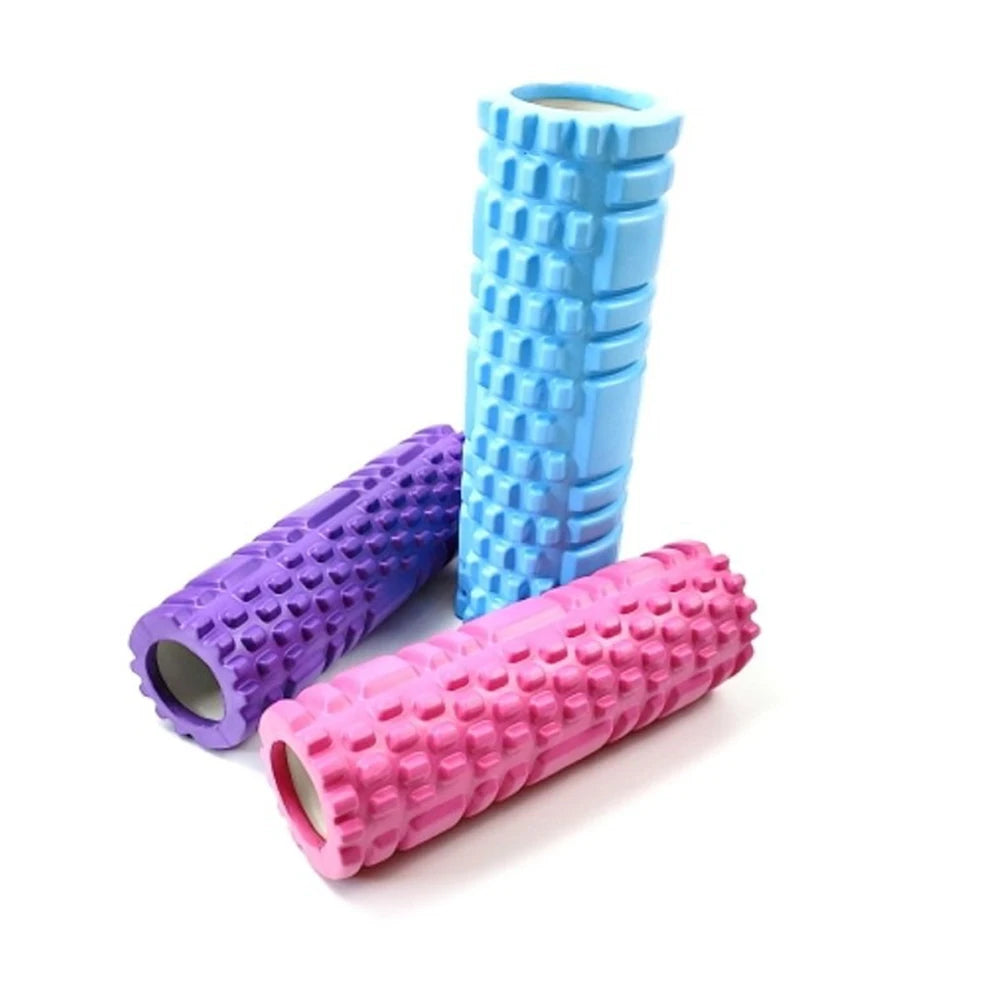 Rodillo de masaje de espuma, columna de Yoga hueca, equipo de Fitness para masaj