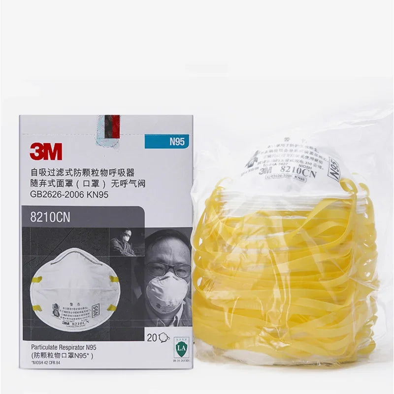 Mascarilla protectora N95 3M, máscara KN95 8210, certificado NIOSH, Anti PM2.5,