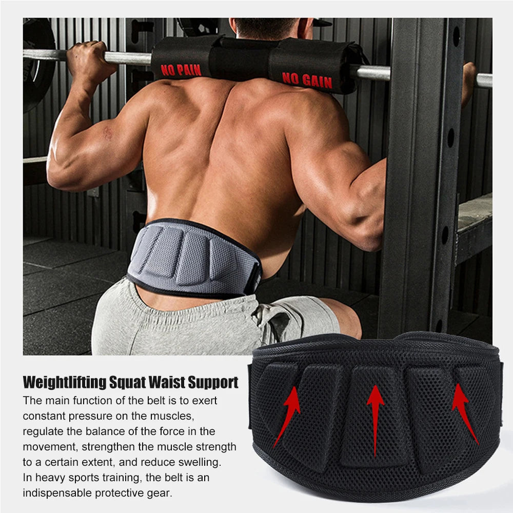 Cinturones deportivos para levantamiento de pesas, soporte Lumbar para la espalda, entrenamiento de fuerza, sentadillas, levantamiento de pesas