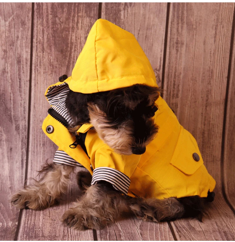 Waterproof Raincoat for Large Dogs Windproof Jacket for Large Dogs