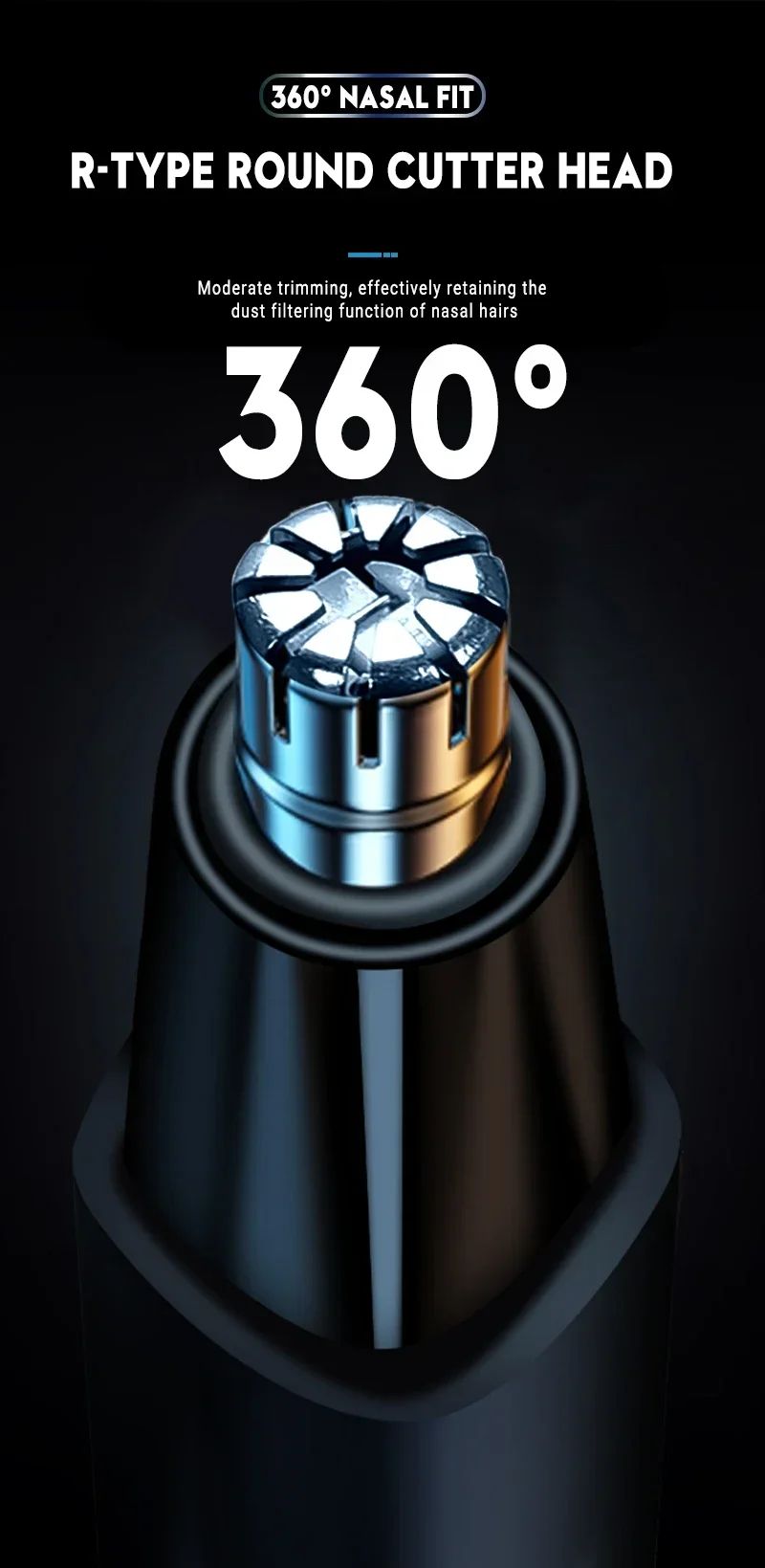 Cortadora de pelo eléctrica portátil