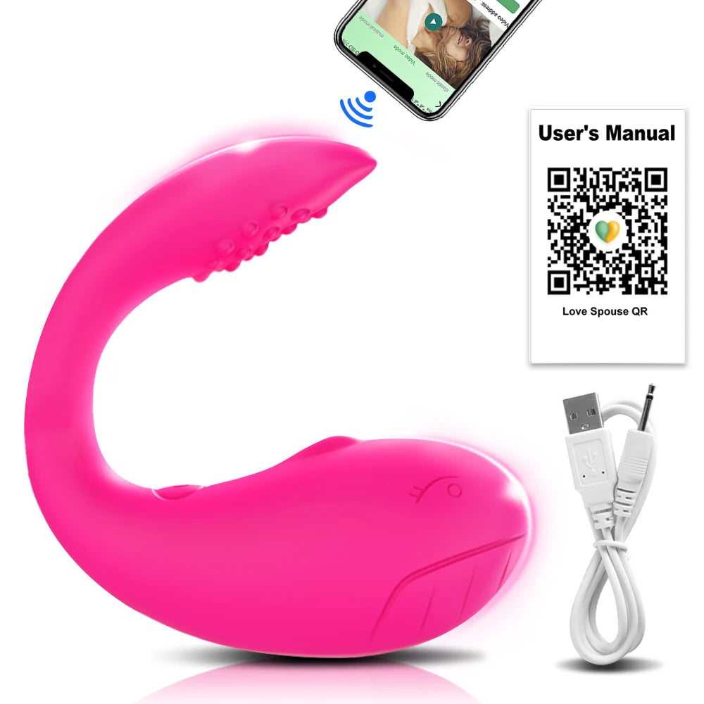 Huevo vibrador con Control por Bluetooth para mujer, estimulador de clítoris, u