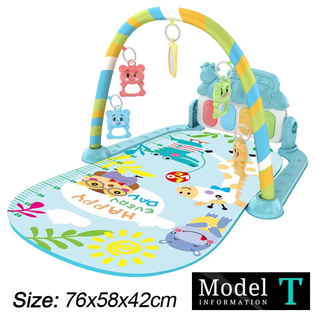 Baby Fitness Stand Music Play Gymn Activity Toys