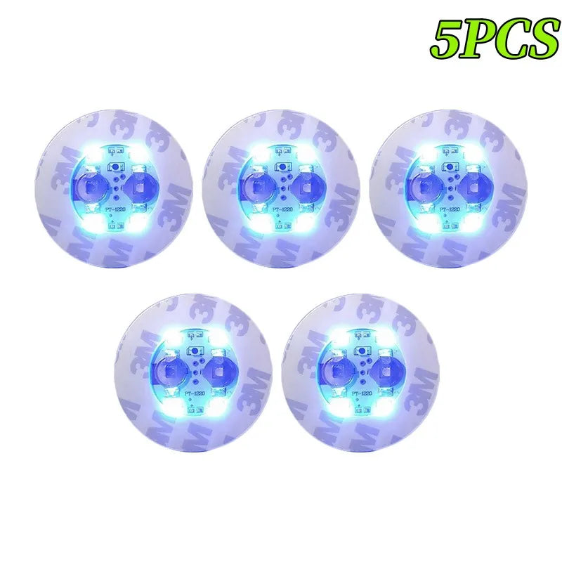 Luces LED para posavasos, decoración luminosa de 5/10/30 piezas para Bar, KTV,