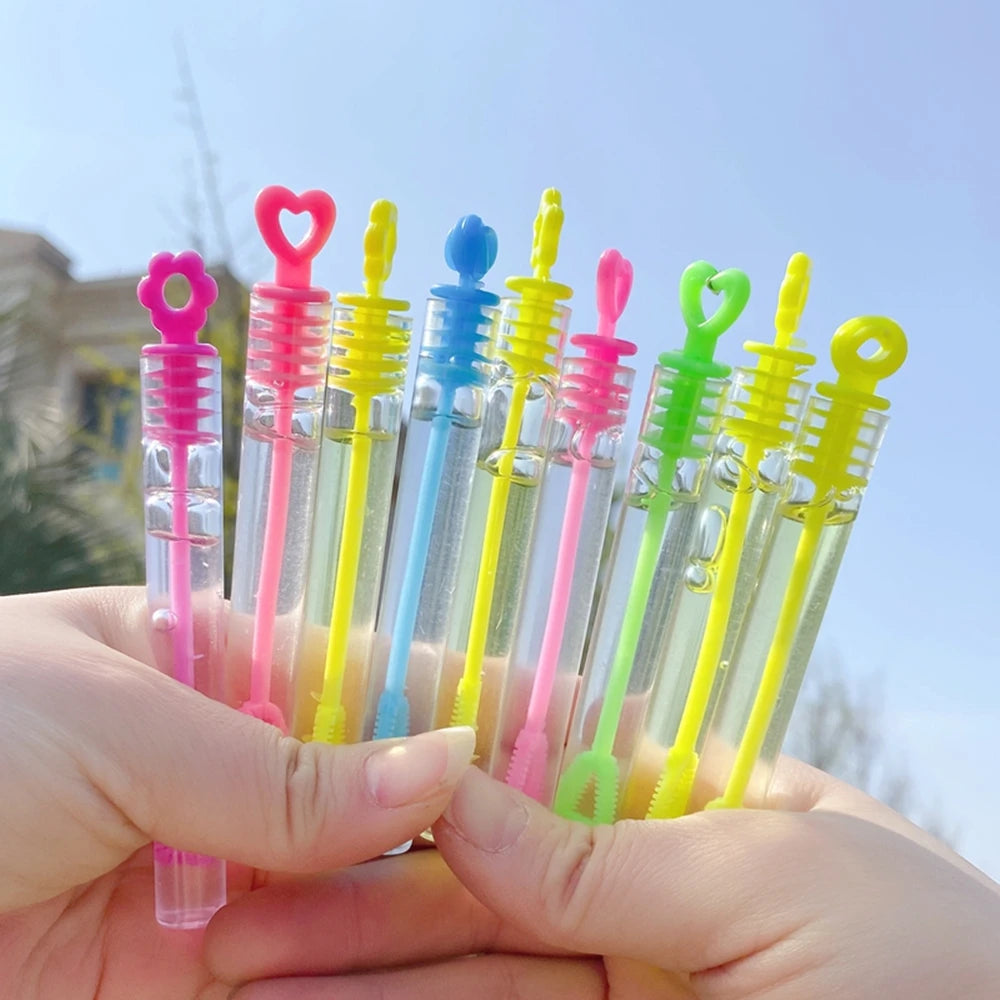 Mini juguete de tubo vacío de burbujas para niños, recuerdos de fiesta de cump
